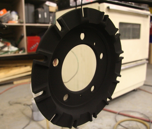 Powdered rotor hub